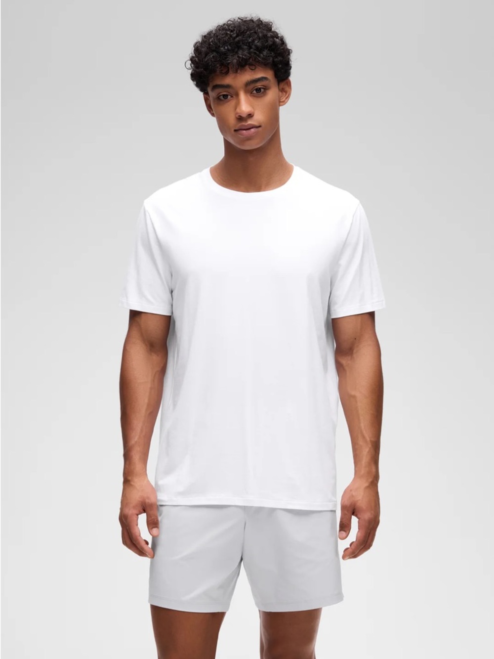 Poly Cotton-Blend Lightweight Short Sleeve